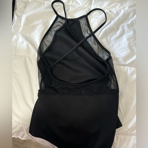 Body suit with open criss cross back - Picture 2 of 2